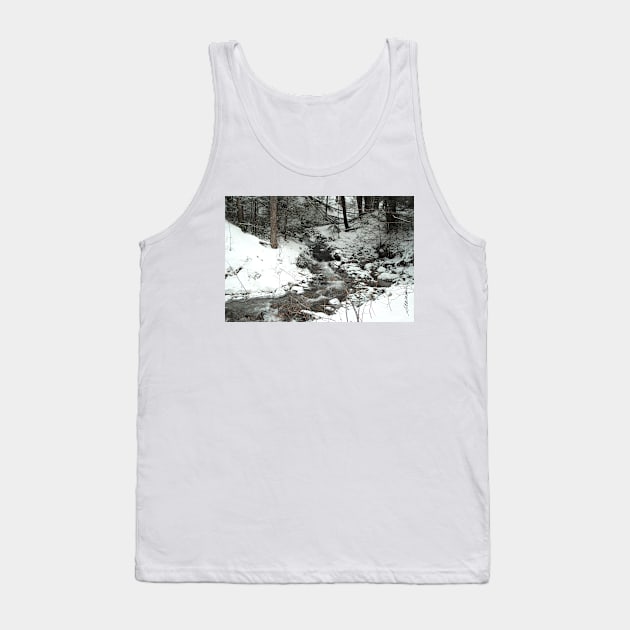 Winter Stream Tank Top by srwdesign